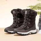 Women’s Wide - Toe Winter Snow Boots: Faux Fur Lined Soft Sole Comfort - Sixin1