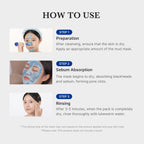 Zero Pore Blackhead Mud Mask – 3-Min Quick Dry Korean Clay Mask with AHA, BHA & PHA for Pore Tightening & Skin Cooling (3.52 oz) - Sixin1