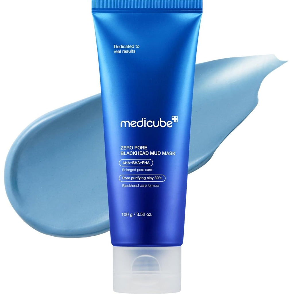Zero Pore Blackhead Mud Mask – 3-Min Quick Dry Korean Clay Mask with AHA, BHA & PHA for Pore Tightening & Skin Cooling (3.52 oz) - Sixin1